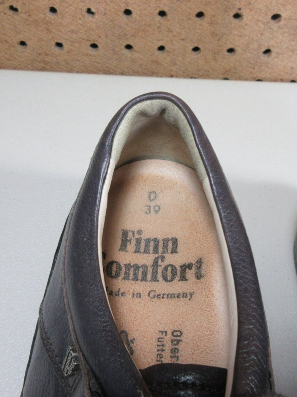 Finn Comfort womens solid brown Vaasa wedge oxfords 8.5 39 D EUC - Picture 4 of 6